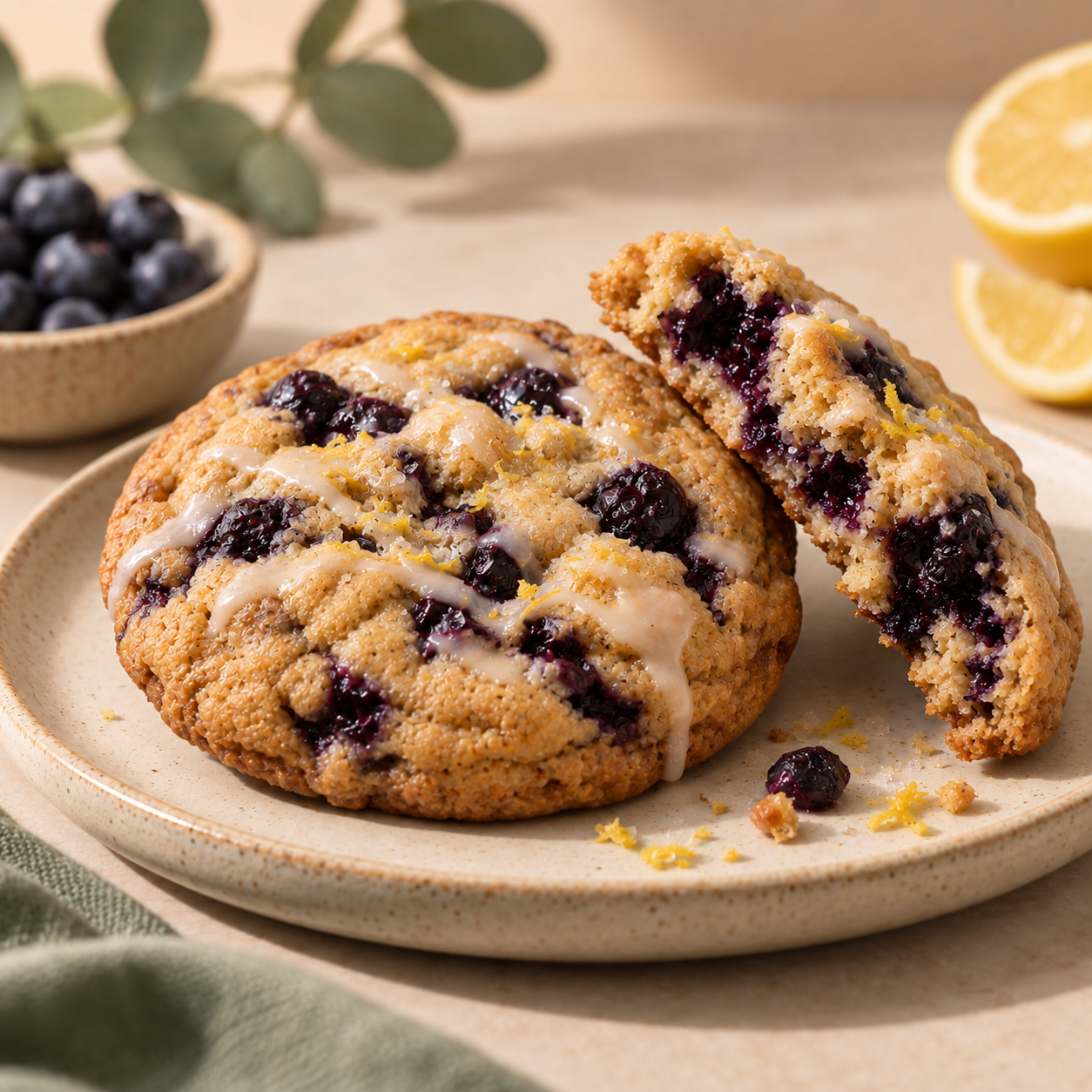 Blueberry Lemon cookie